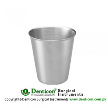 Metal Cup Stainless Steel, Size Ø 90 x 90 mm